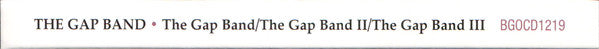 The Gap Band : The Gap Band / The Gap Band II / The Gap Band III (2xCD, Comp, RE, RM)