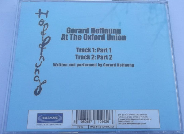 Gerard Hoffnung : Hoffnung At The Oxford Union (CD, Album, RE)