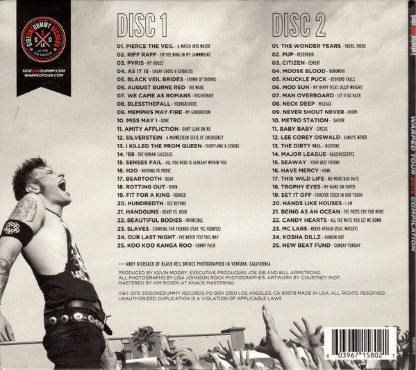 Various : Vans Warped Tour 2015 Compilation (2xCD, Comp)