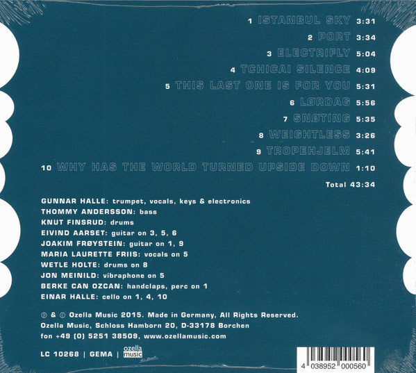 Gunnar Halle : Istanbul Sky (CD, Album)