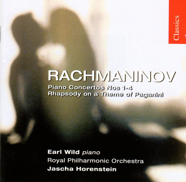 Sergei Rachmaninoff : Earl Wild / Royal Philharmonic Orchestra / Jascha Horenstein : Piano Concertos Nos 1-4 · Rhapsody On A Theme Of Paganini (2xCD, Album, RM)
