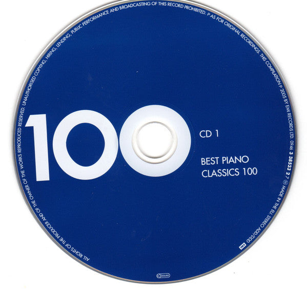 Various : Best Piano Classics 100 (6xCD, Comp, RM, RP)