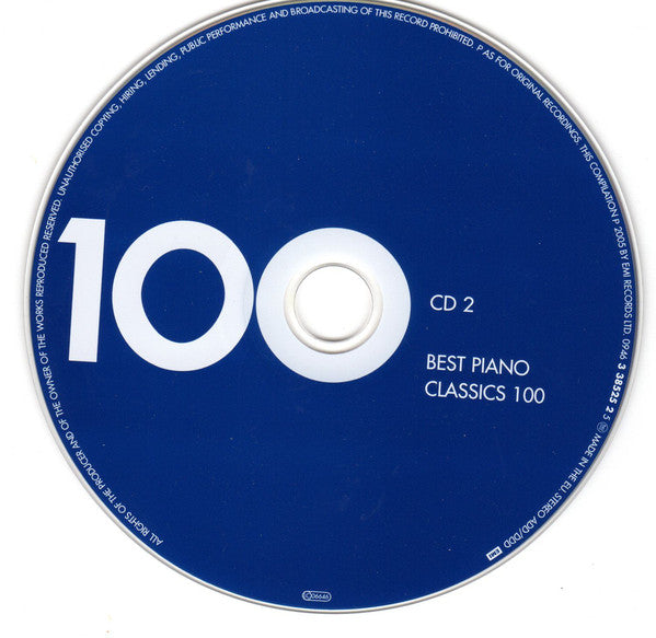Various : Best Piano Classics 100 (6xCD, Comp, RM, RP)