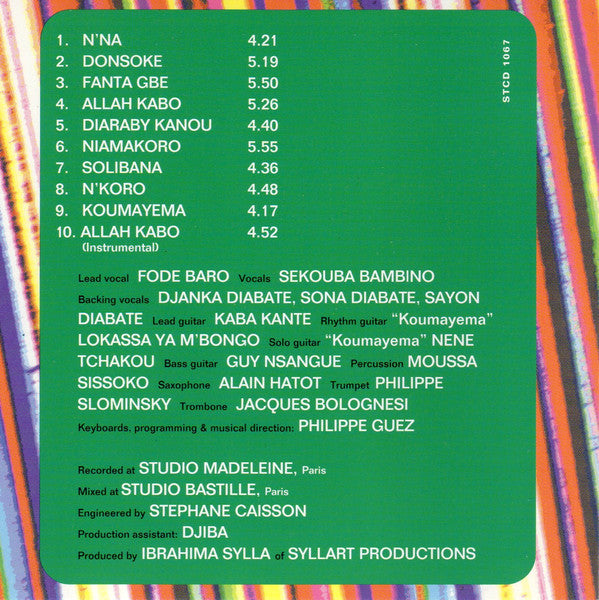 Fode Baro : Donsoke (CD)