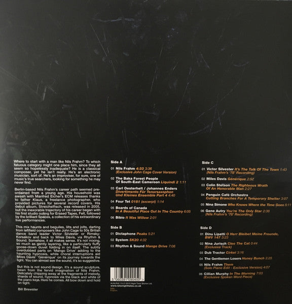 Nils Frahm : LateNightTales (2xLP, Comp, Ltd, 180)