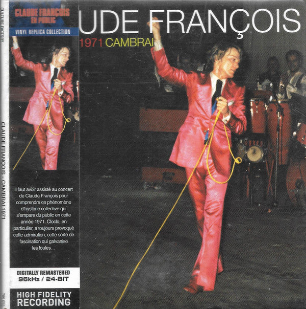 Claude François : En Public 1971 Cambrai (CD, Album, RM, Vin)