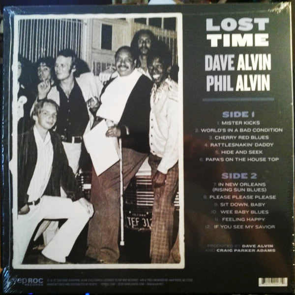 Dave Alvin And Phil Alvin : Lost Time (LP, Album, 180)