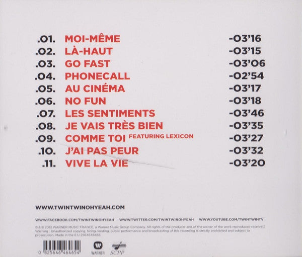 Twin Twin : Vive La Vie (CD, Album)