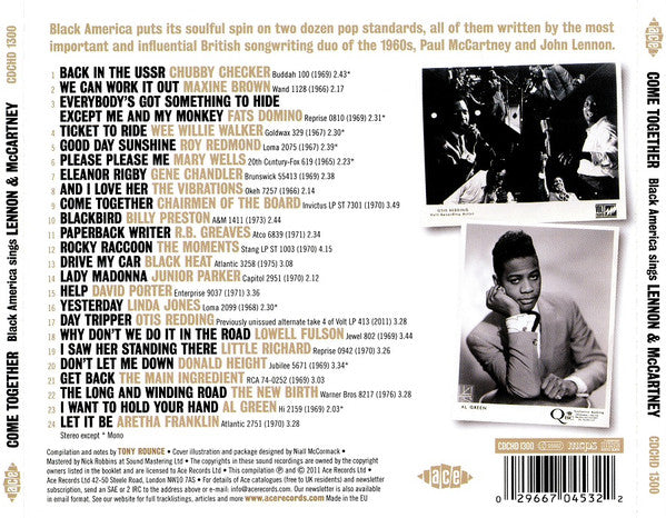 Various : Come Together (Black America Sings Lennon & McCartney) (CD, Comp)
