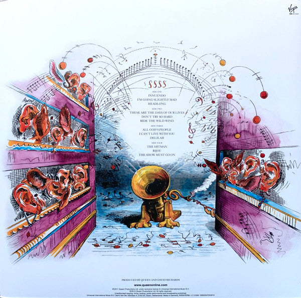Queen : Innuendo (2xLP, Album, RE, RM, 180)