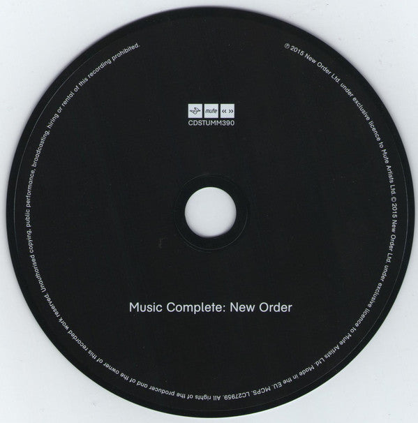 New Order : Music Complete (CD, Album)