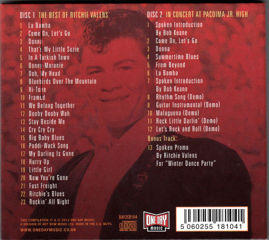 Ritchie Valens : La Bamba: The Definitive Collection (2xCD, Comp)