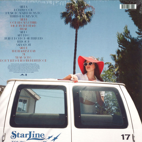 Lana Del Rey : Honeymoon (2xLP, Album, 180)
