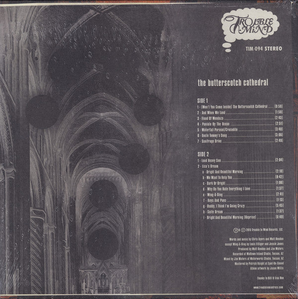 The Butterscotch Cathedral : The Butterscotch Cathedral (LP, Album, Ltd, But)