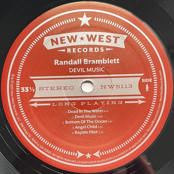 Randall Bramblett : Devil Music (LP, Album, Ltd, 180)