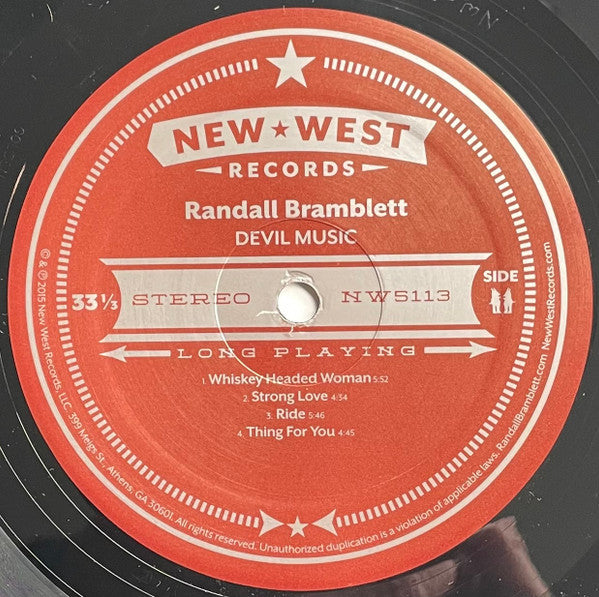 Randall Bramblett : Devil Music (LP, Album, Ltd, 180)