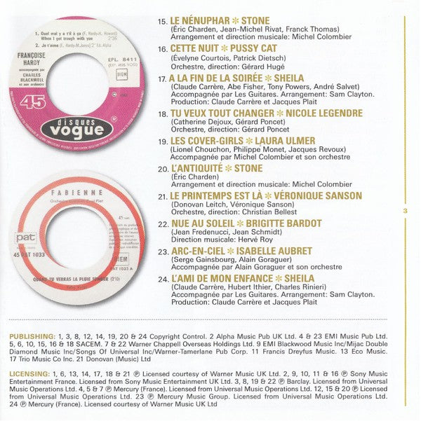 Various : Toujours Chic! (More French Girl Singers Of The 1960s) (CD, Comp, RM)