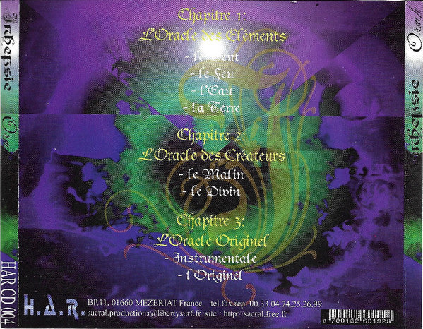 Inhepsie : Oracle (CD, Album)