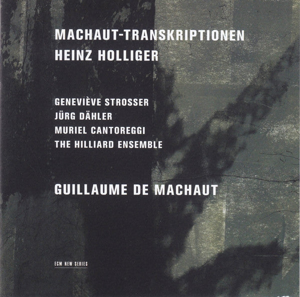 Heinz Holliger, Guillaume de Machaut : Machaut-Transkriptionen (CD, Album)