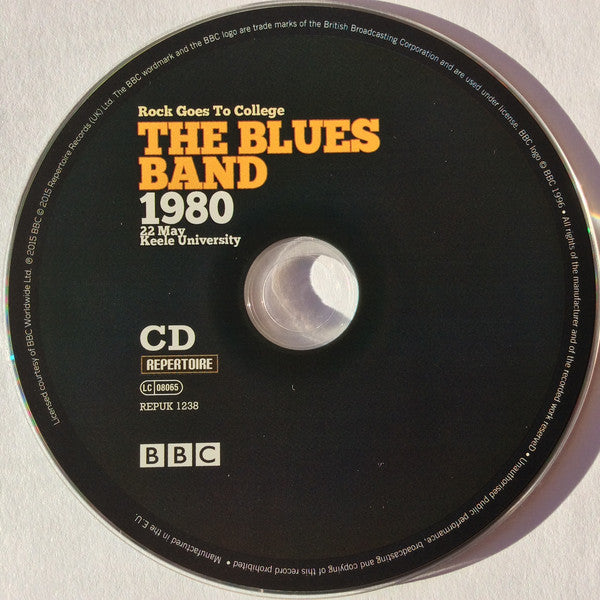 The Blues Band : Rock Goes To College - 1980 22 May Keele University (CD, Album, RM + DVD-V, NTSC)