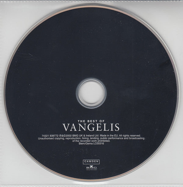 Vangelis : The Best Of Vangelis (CD, Comp, RP)
