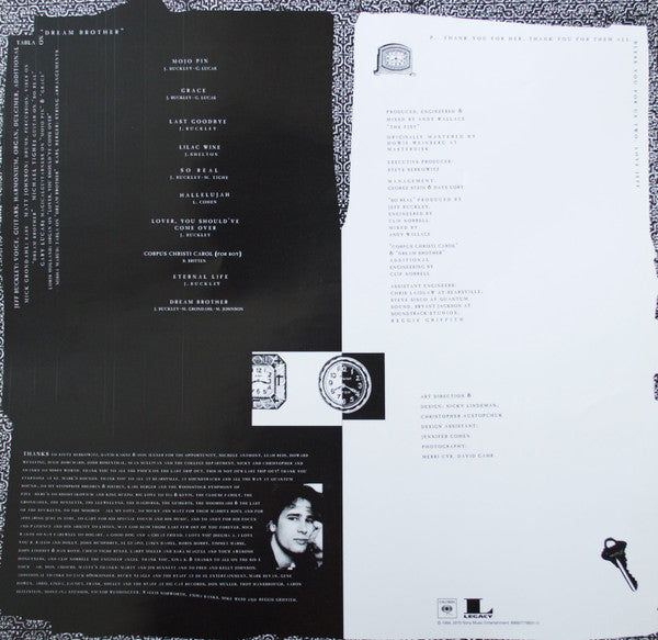 Jeff Buckley : Grace (LP, Album, RE, 180)