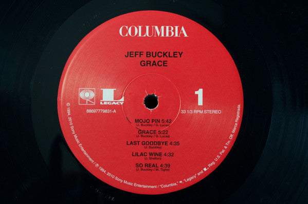 Jeff Buckley : Grace (LP, Album, RE, 180)