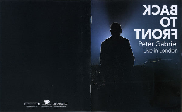 Peter Gabriel : Back To Front (Live In London) (Blu-ray, Multichannel, dts)