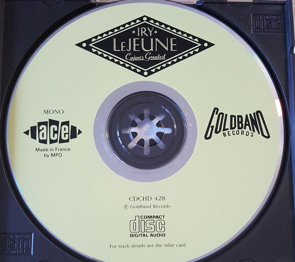 Iry LeJeune : Cajun's Greatest (The Definitive Collection) (CD, Comp, Mono)