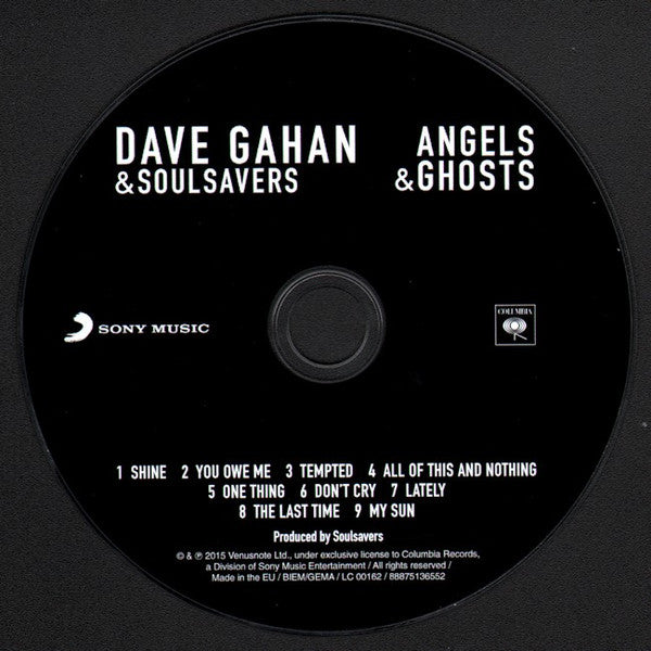 Dave Gahan & The Soulsavers : Angels & Ghosts (CD, Album)