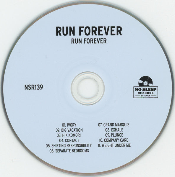 Run, Forever : Run Forever (CD, Album)