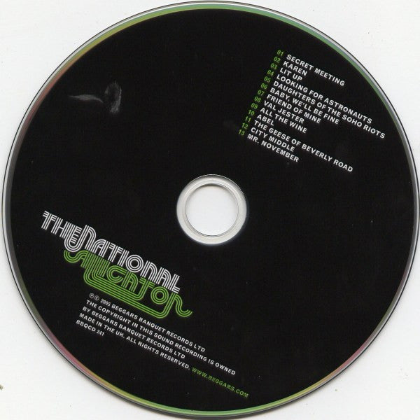 The National : Alligator (CD, Album)