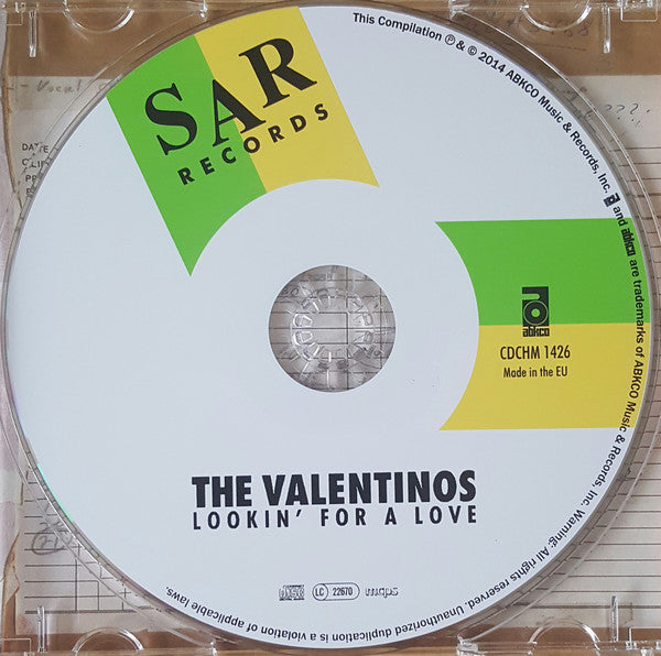 The Valentinos* : Lookin' For A Love (The Complete SAR Recordings) (CD, Comp)
