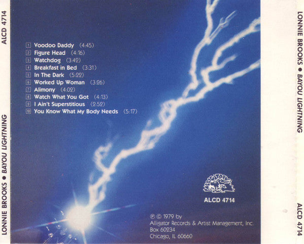 Lonnie Brooks : Bayou Lightning (CD, Album, RE)