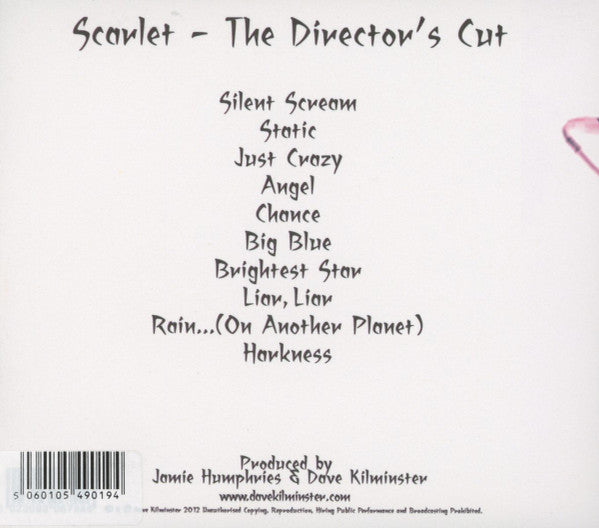 David Kilminster : Scarlet - The Director's Cut (CD, Album, RE, Eco)