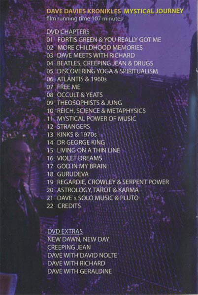 Dave Davies : Mystical Journey (DVD-V + CD, Comp)