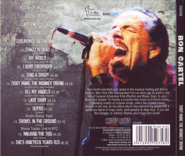Ron Cartel : Don't Make The Monkey Drunk (CD, Album)