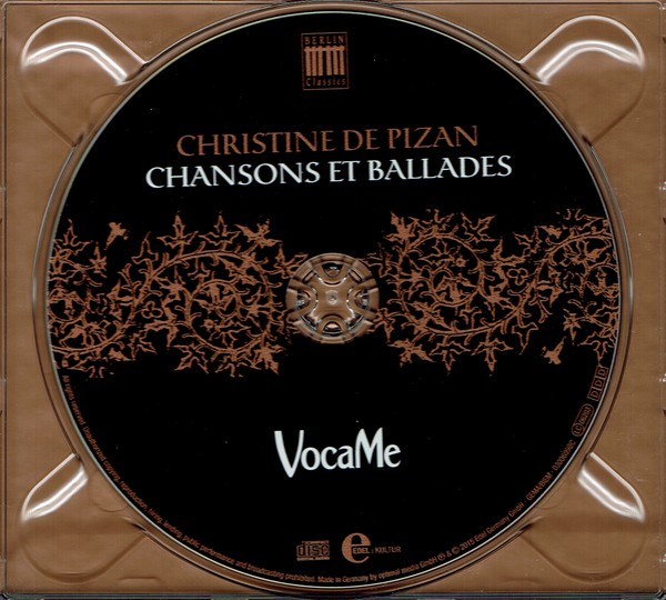 VocaMe : Christine De Pizan (Chansons Et Ballades) (CD, Album)