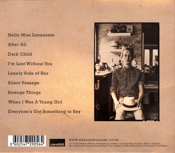 Marlon Williams (6) : Marlon Williams (CD, Album)