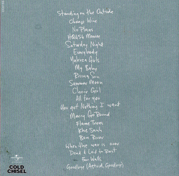 Cold Chisel : The Live Tapes - Vol 1 (2xCD, Album)