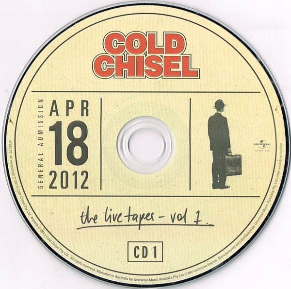 Cold Chisel : The Live Tapes - Vol 1 (2xCD, Album)