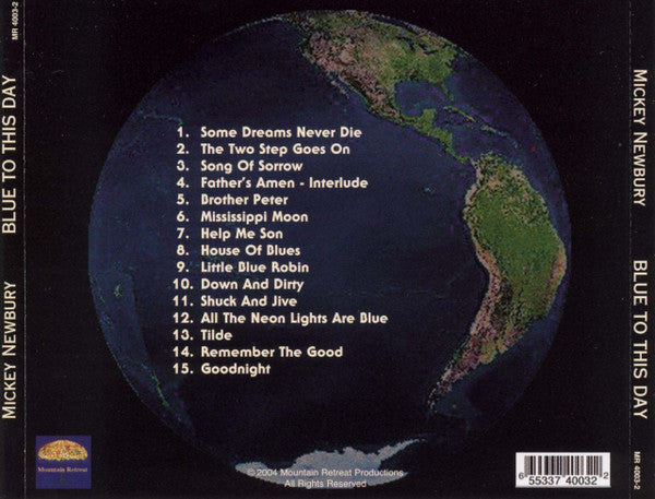 Mickey Newbury : Blue To This Day (CD, Album)