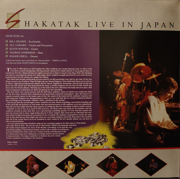 Shakatak : Live In Japan (2xLP, Album)