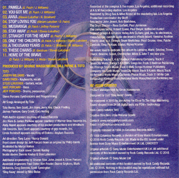 Toto : The Seventh One (CD, Album, RE, RM)