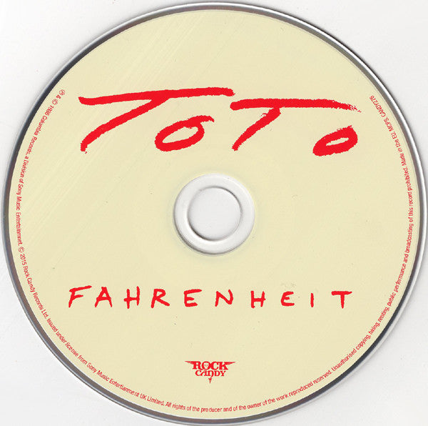 Toto : Fahrenheit (CD, Album, RE, RM)