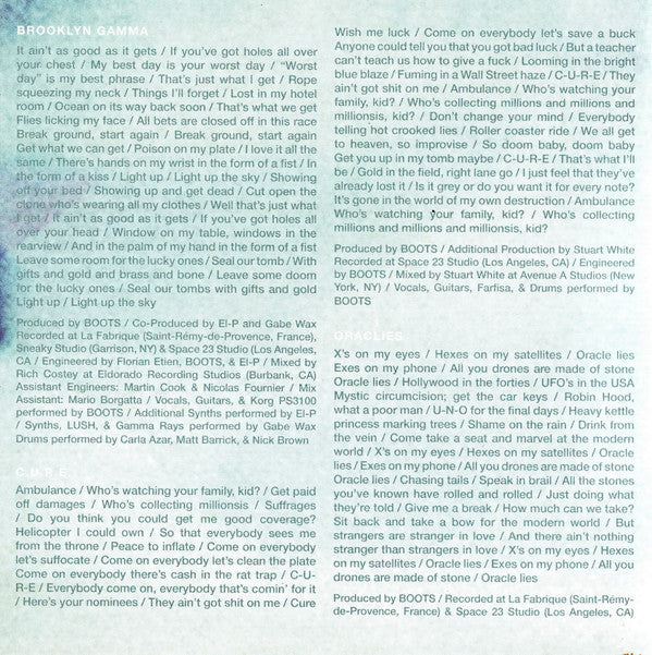 BOOTS (18) : Aquaria (CD, Album)