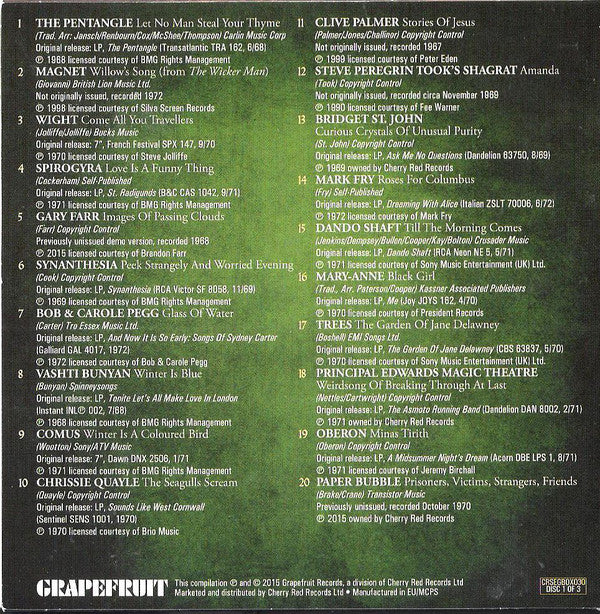 Various : Dust On The Nettles (A Journey Through The British Underground Folk Scene 1967-1972) (3xCD, Comp + Box)