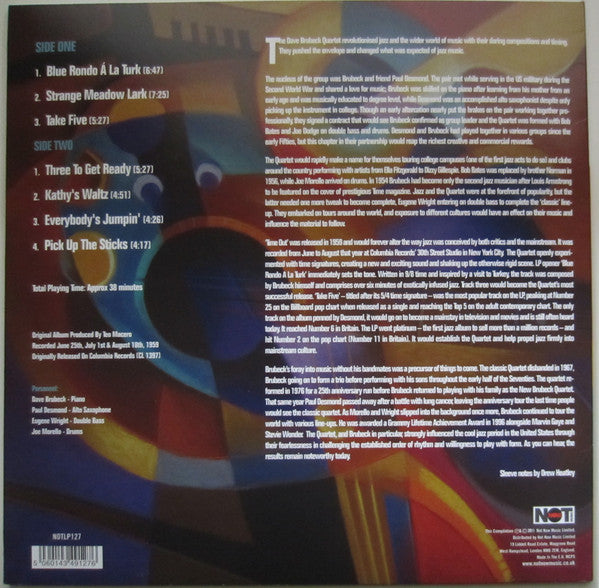 The Dave Brubeck Quartet : Time Out (LP, Album, RE, 180)