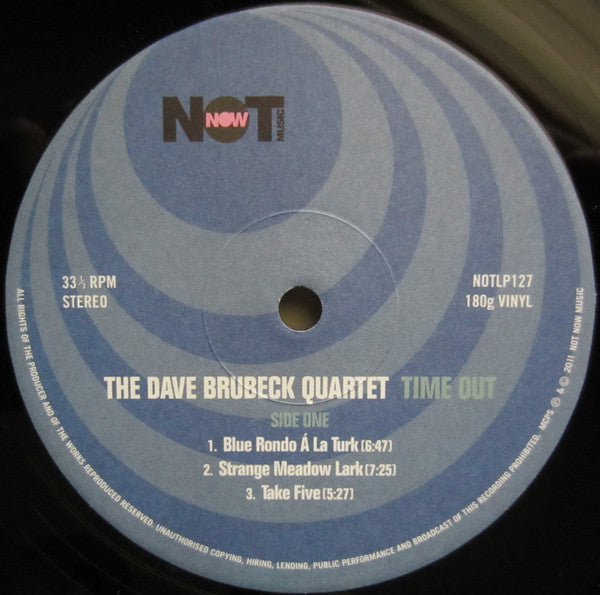 The Dave Brubeck Quartet : Time Out (LP, Album, RE, 180)