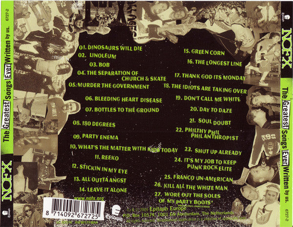 NOFX : The Greatest Songs Ever Written (By Us) (CD, Comp)